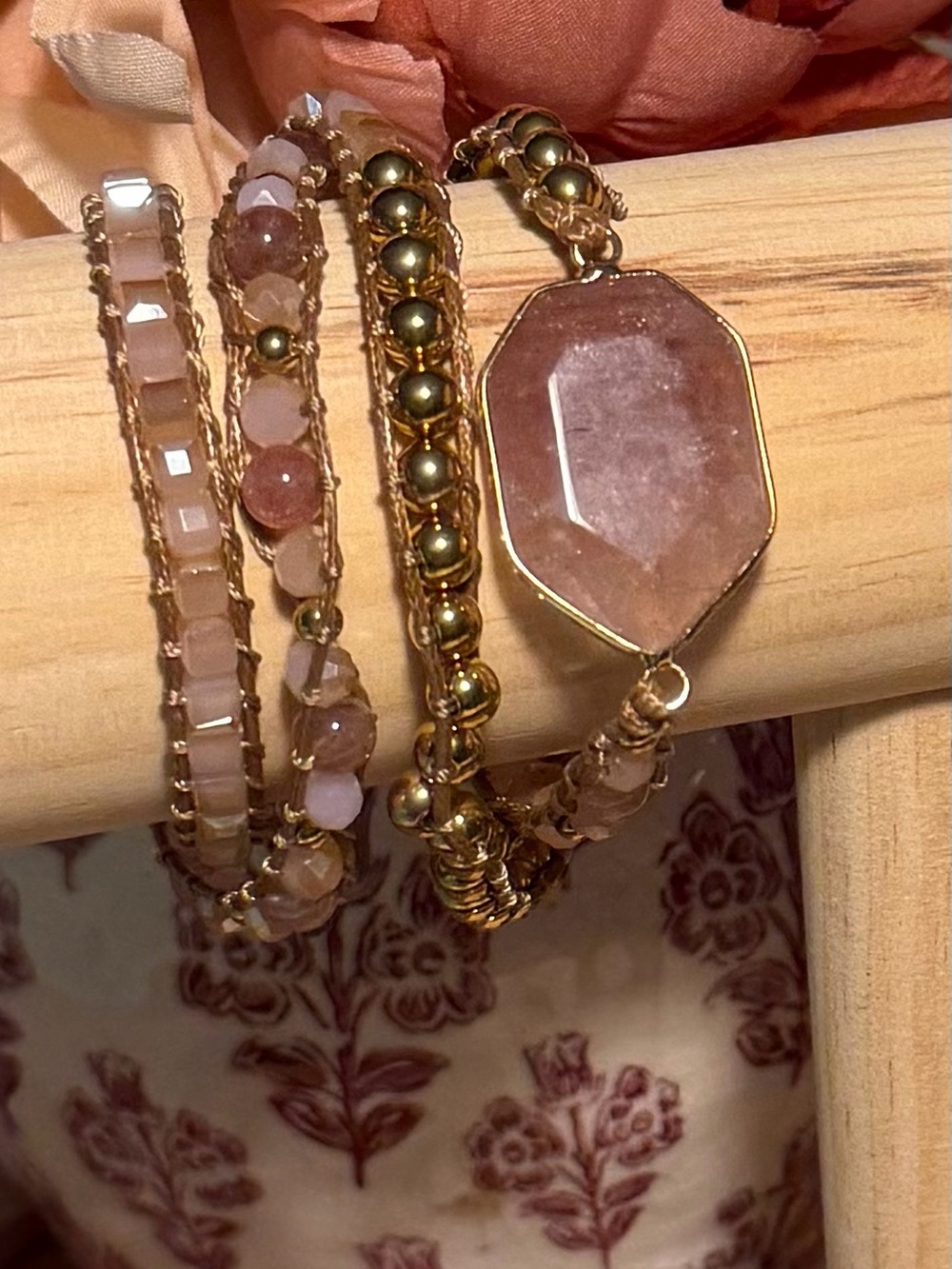 Jbloom “Greta” wrap bracelet wrist size 6” - 9”